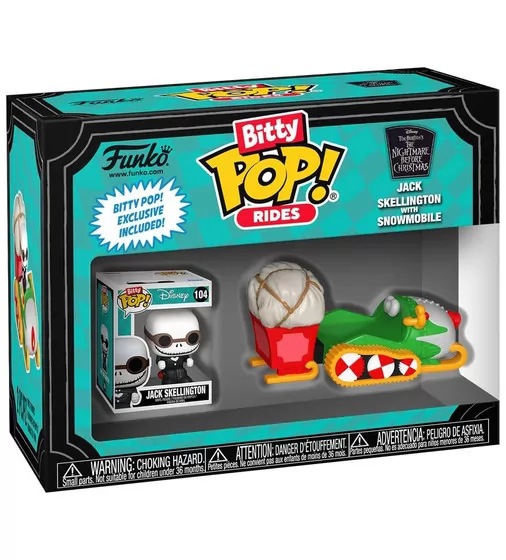 Набор фигурок Bitty Pop! Ride - Джек Скеллингтон и снегоход - 83624_1.jpg - № 1