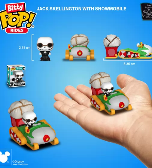 Набор фигурок Bitty Pop! Ride - Джек Скеллингтон и снегоход - 83624_3.jpg - № 3