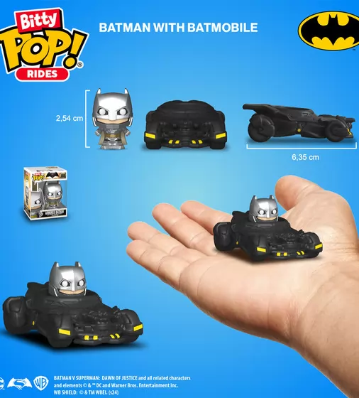 Набор фигурок Bitty Pop! Ride - Бэтмен и бэтмобиль - 83621_3.jpg - № 3