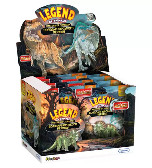 Дисплей стретч-игрушек серии Legend of animals Макси – Властелины Юрского периода (12 шт.) - 106-CN23-CDU_1.jpg - № 1