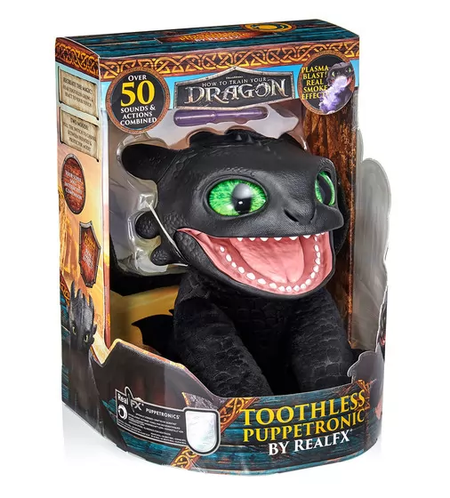 Интерактивная мягкая игрушка Puppetronic by Real FX - Беззубик - HTTYD-1001-01_10.jpg - № 10
