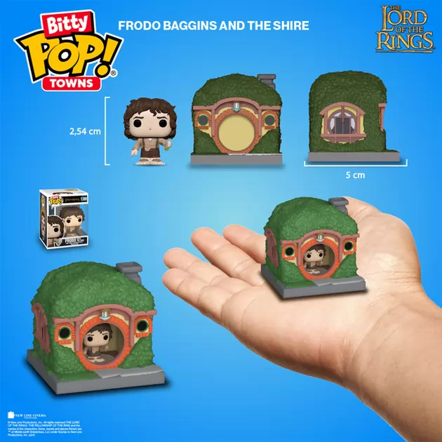 Набор фигурок Bitty POP! Town - Фродо Бэггинс и хижина
