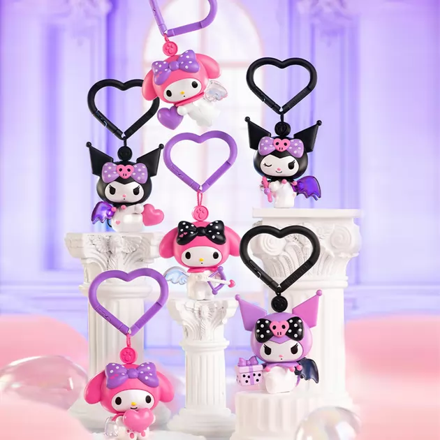 Механическая игрушка-сюрприз Pop Top Kuromi & My Melody – Милые крылья