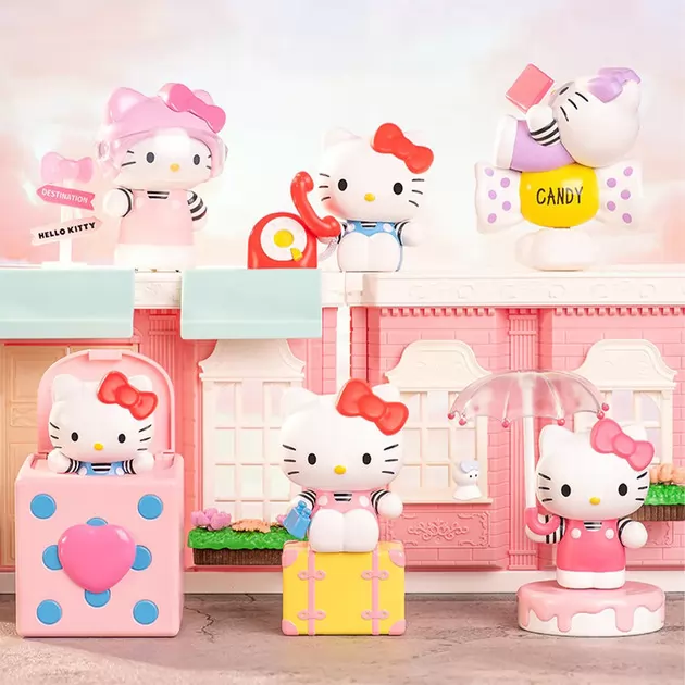 Механическая игрушка-сюрприз Pop Top Hello Kitty – Милый сигнал