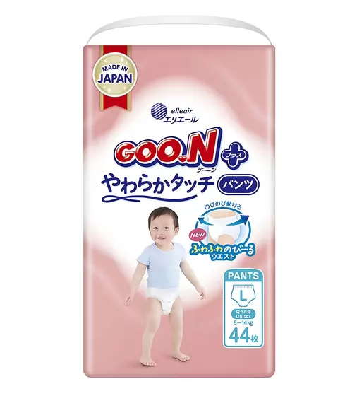 Трусики-подгузники Goo.N Plus для детей (размер 4(L), 9-14 кг, 44 шт.) - 21001511_1.jpg - № 1