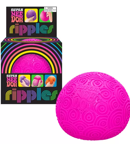 Игрушка-антистресс NeeDoh серии Super" – Яркие кружочки (розовый)" - RSPND-2_1.jpg - № 1