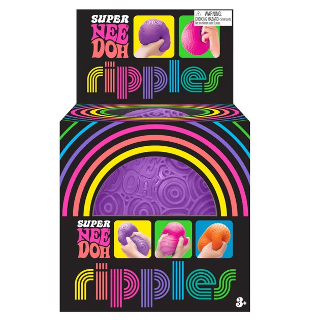 Игрушка-антистресс NeeDoh серии Super" – Яркие кружочки (пурпурный)"