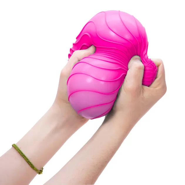 Игрушка-антистресс NeeDoh серии Super" – Яркие волны (розовый)"