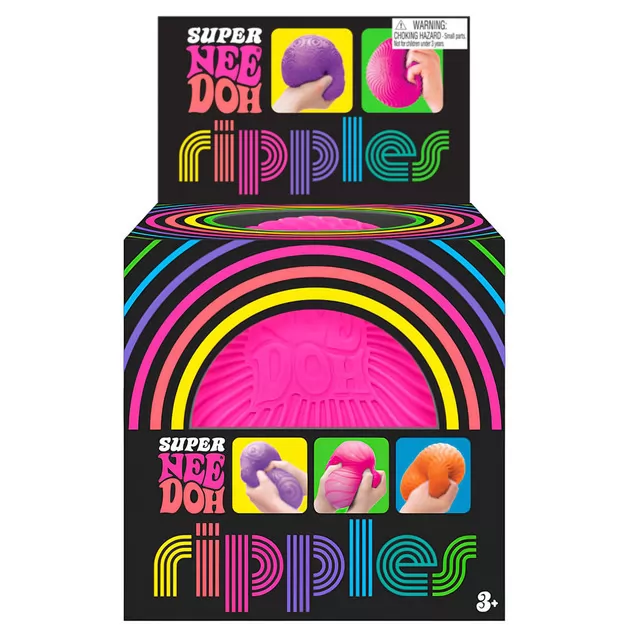 Игрушка-антистресс NeeDoh серии Super" – Яркие волны (розовый)"