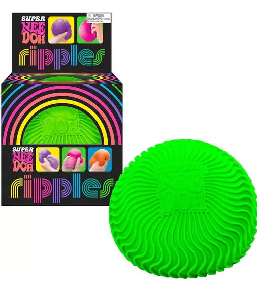 Игрушка-антистресс NeeDoh серии Super" – Яркие волны (зеленый)" - RSPND-7_1.jpg - № 1