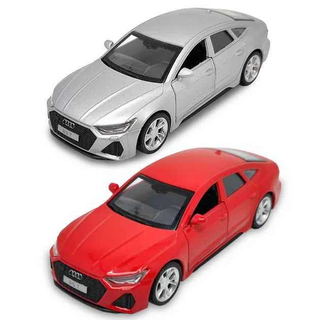 Автомодель – Audi RS 7 Sportback (красный, серебристый)