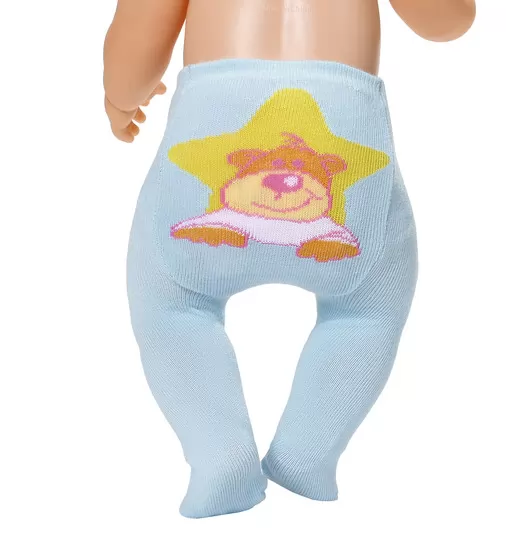 Колготки для куклы BABY BORN (голубые в полосочку) - 823569-1_3.jpg - № 3