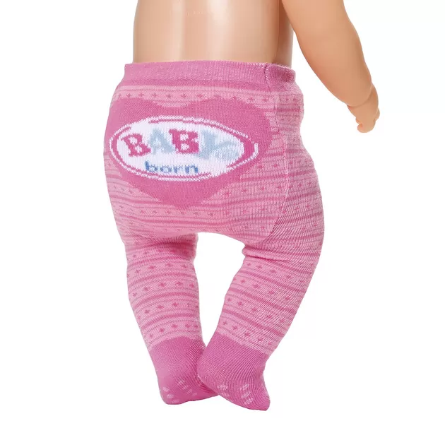 Колготки для куклы BABY BORN (розовые, серые)