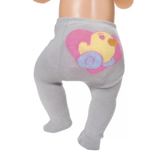 Колготки для куклы BABY BORN (розовые, серые)