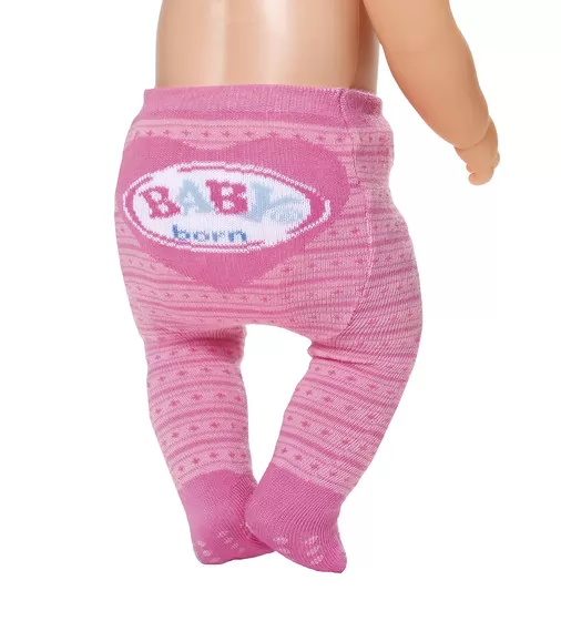 Колготки для куклы BABY BORN (розовые, серые) - 823569-3_2.jpg - № 2