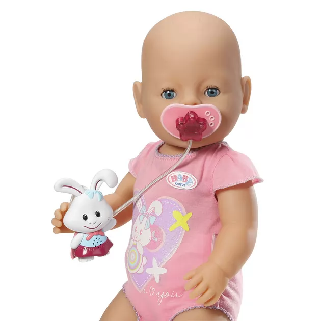 Интерактивная пустышка для куклы BABY BORN - НЕ БУДЕМ ПЛАКАТЬ (зайчик)
