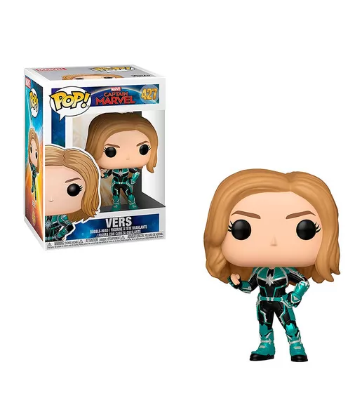 Игровая Фигурка Funko Pop! Cерии Капитан Марвел - Капитан Марвел (В Зеленом Костюме) - 36342_2.jpg - № 2