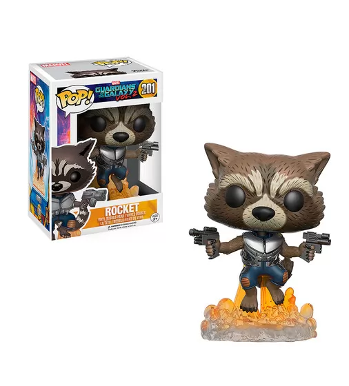 Игровая Фигурка Funko Pop! Серии Стражи Галактики - Енот Ракета - 13270-PX-1RY_2.jpg - № 2