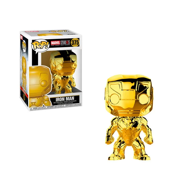 Игровая Фигурка Funko Pop! Cерии Золотой Хром - Железный Человек