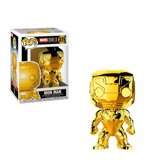 Игровая Фигурка Funko Pop! Cерии Золотой Хром - Железный Человек - 33434_2.jpg - № 2