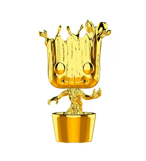 Игровая Фигурка Funko Pop! Серии Золотой Хром - Грут - 33514_1.jpg - № 1