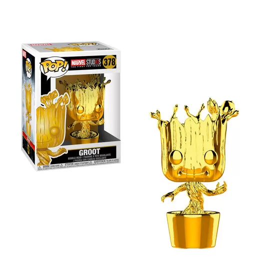 Игровая Фигурка Funko Pop! Серии Золотой Хром - Грут - 33514_2.jpg - № 2