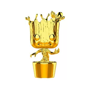 Игровая Фигурка Funko Pop! Серии Золотой Хром - Грут