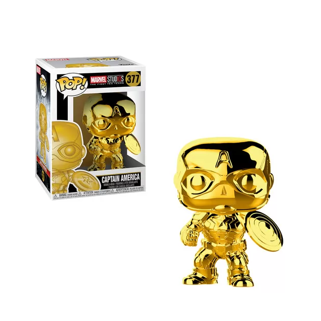 Игровая Фигурка Funko Pop! Cерии Золотой Хром - Капитан Америка