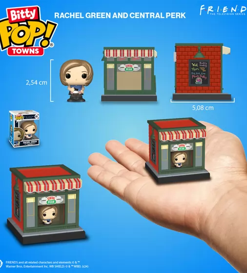 Набор фигурок Bitty Pop! Town - Рэйчел в кофейне Central Perk"" - 83689_3.jpg - № 3