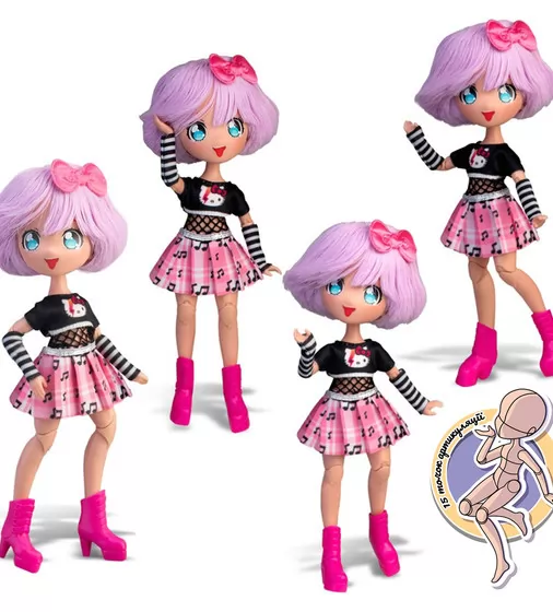 Кукла 4SF Manga Dolls серии Hello Kitty" – Тедди Рок" - HKTF0100_6.jpg - № 6