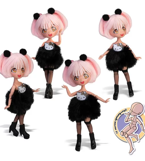 Кукла 4SF Manga Dolls серии Hello Kitty" – Золотая Дива" - HKTF0200_6.jpg - № 6