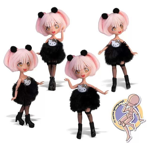 Кукла 4SF Manga Dolls серии Hello Kitty" – Золотая Дива"