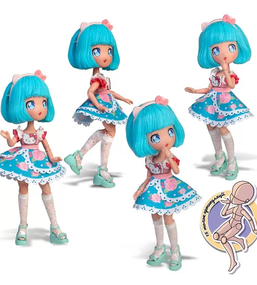 Кукла 4SF Manga Dolls серии Hello Kitty" – Красотка Пинк" - HKTF0300_6.jpg - № 6