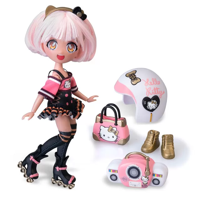 Игровой набор 4SF Manga Dolls серии Hello Kitty" – Золотая  Роллер Дива"