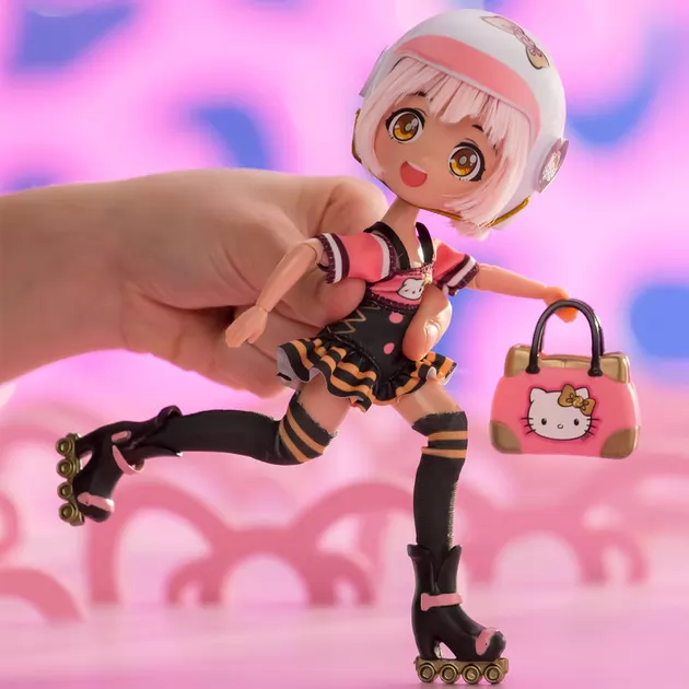 Игровой набор 4SF Manga Dolls серии Hello Kitty" – Золотая  Роллер Дива"