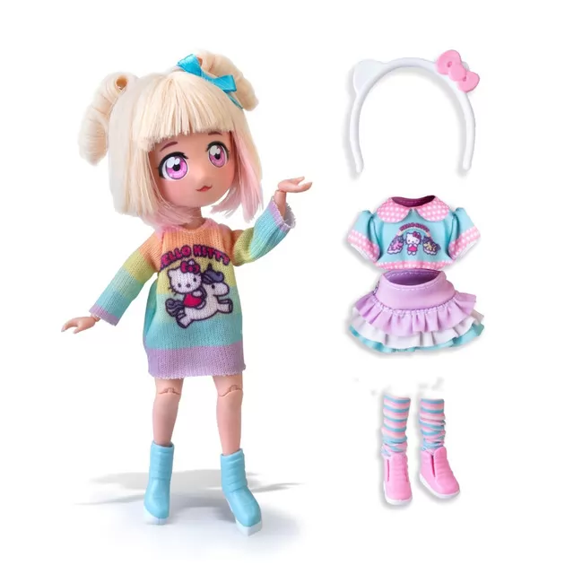 Игровой набор 4SF Manga Dolls серии Hello Kitty" – Стильная Конфетка-единорог"