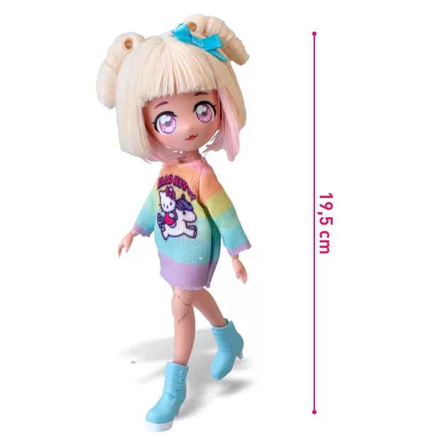 Игровой набор 4SF Manga Dolls серии Hello Kitty" – Стильная Конфетка-единорог"