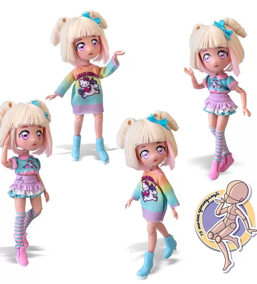 Игровой набор 4SF Manga Dolls серии Hello Kitty" – Стильная Конфетка-единорог" - HKTF2000_4.jpg - № 4