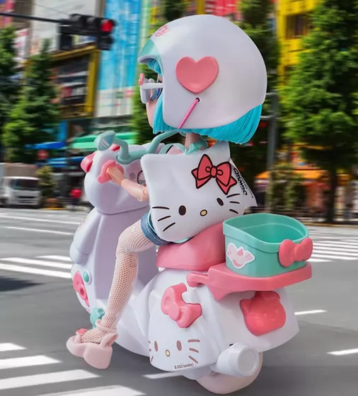 Игровой набор 4SF Manga Dolls серии Hello Kitty" – Красотка Пинк на скутере" - HKTF3000_9.jpg - № 9