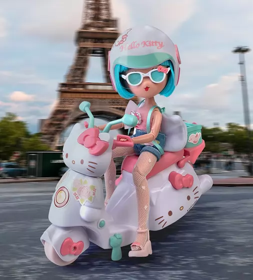Игровой набор 4SF Manga Dolls серии Hello Kitty" – Красотка Пинк на скутере" - HKTF3000_7.jpg - № 7