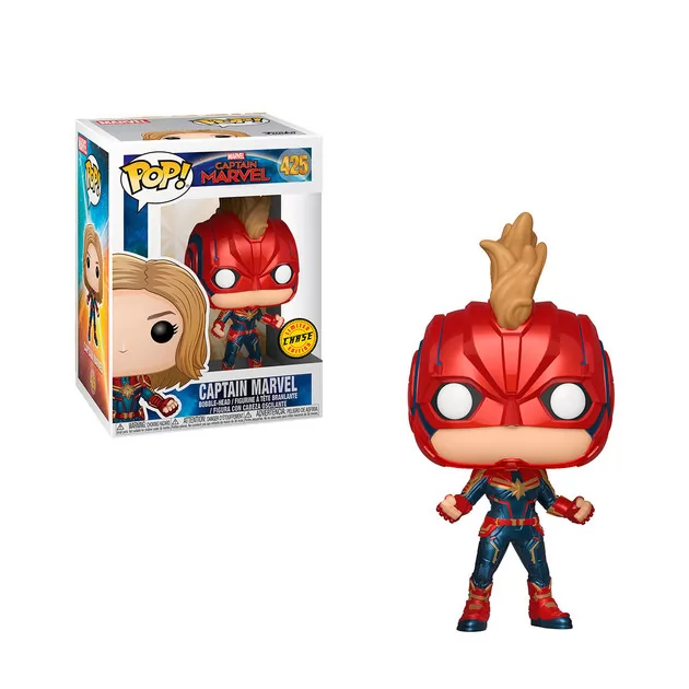 Игровая Фигурка Funko Pop! Cерии Капитан Марвел - Капитан Марвел (В Костюме)