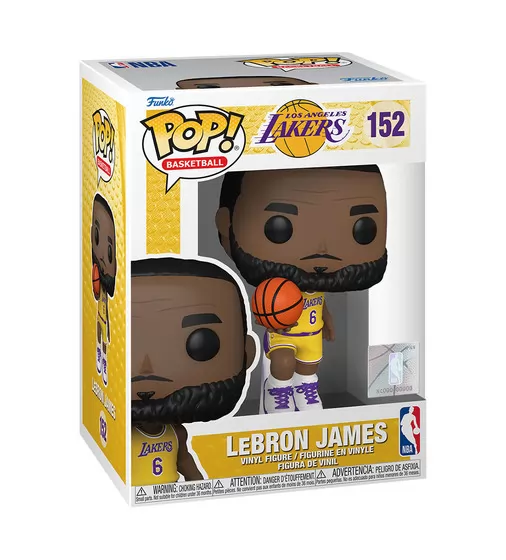 Игровая фигурка Funko Pop! - Леброн Джеймс в желтой униформе - 65792_1.jpg - № 1