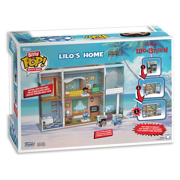 Игровой набор Bitty POP! Boxes серии Лило и Стич" - Домик Лило"