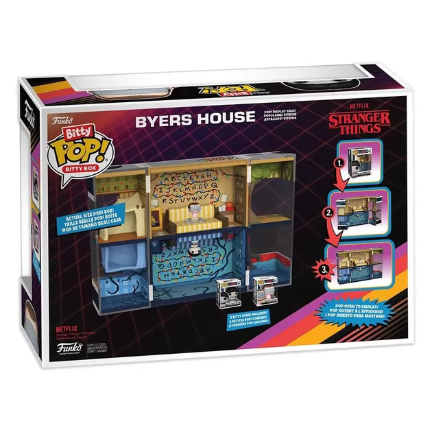 Игровой набор Bitty POP! Boxes серии Очень странные дела" - Дом Байерса"