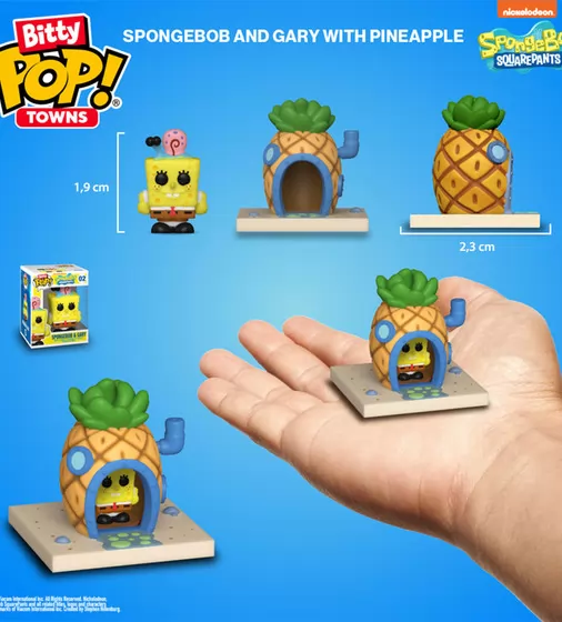 Набор фигурок Bitty Pop! Town - Губка Боб и его дом - 83638_3.jpg - № 3