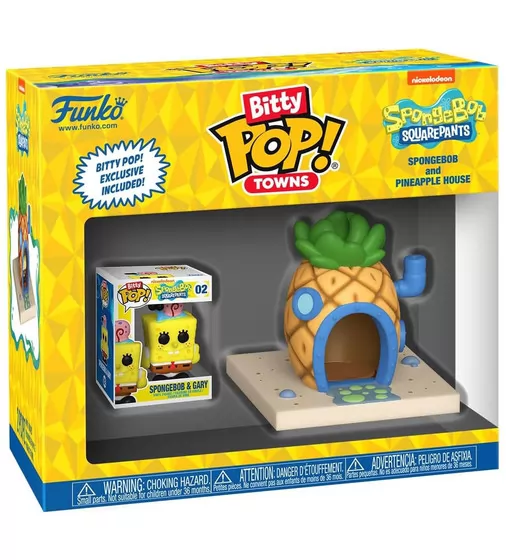 Набор фигурок Bitty Pop! Town - Губка Боб и его дом - 83638_1.jpg - № 1