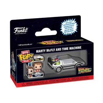 Набор фигурок Bitty Pop! Ride - Марти и машина времени