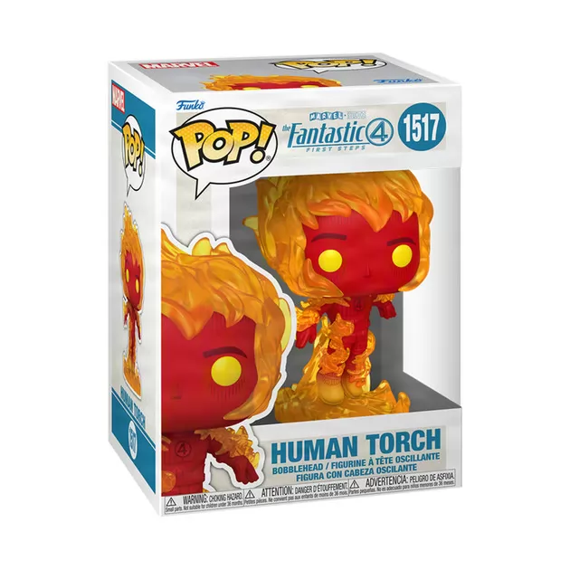 Игровая фигурка Funko POP! серии Фантастическая 4: Первые шаги - Человек-факел