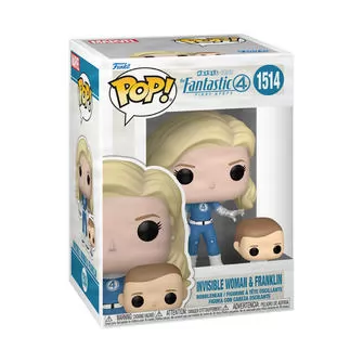 Набор игровых фигурок Funko POP! серии Фантастическая 4: Первые шаги - Невидимая леди и Франклин