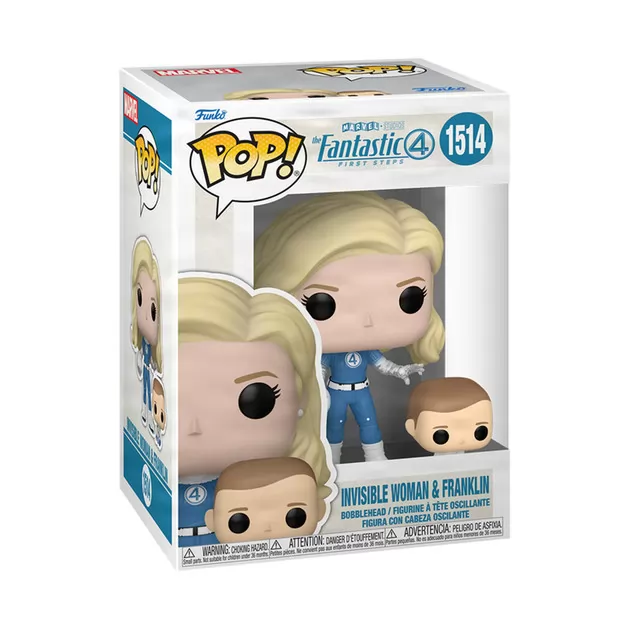 Набор игровых фигурок Funko POP! серии Фантастическая 4: Первые шаги - Невидимая леди и Франклин